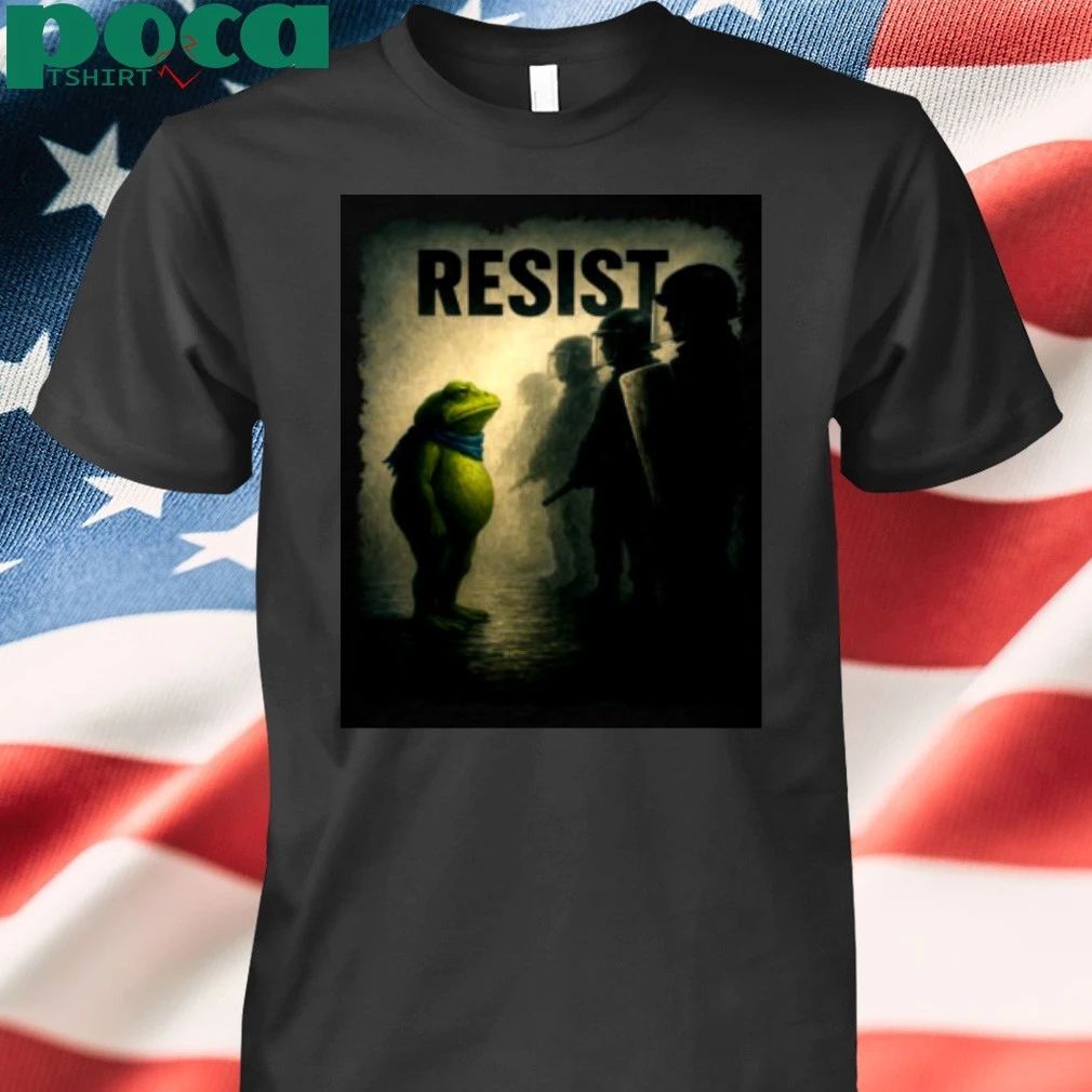 Rage Against The Machine Resist Portland Frog T-shirt