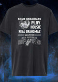 Grandma Gifts Play Housie Real Grandmas Watch San Antonio Spurs Shirt