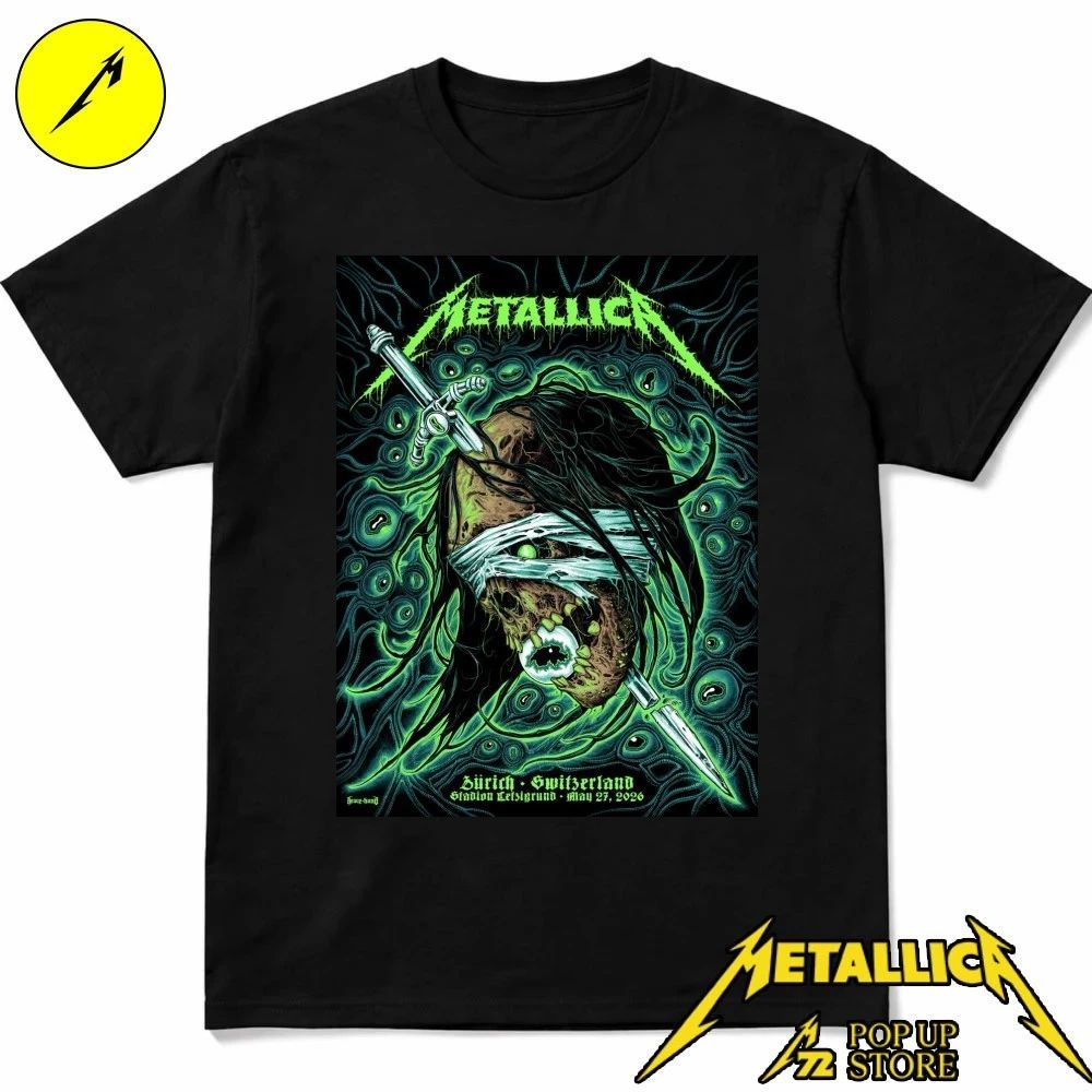Metallica Zürich, Switzerland At Stadion Letzigrund on May 27, 2026 Poster Shirt