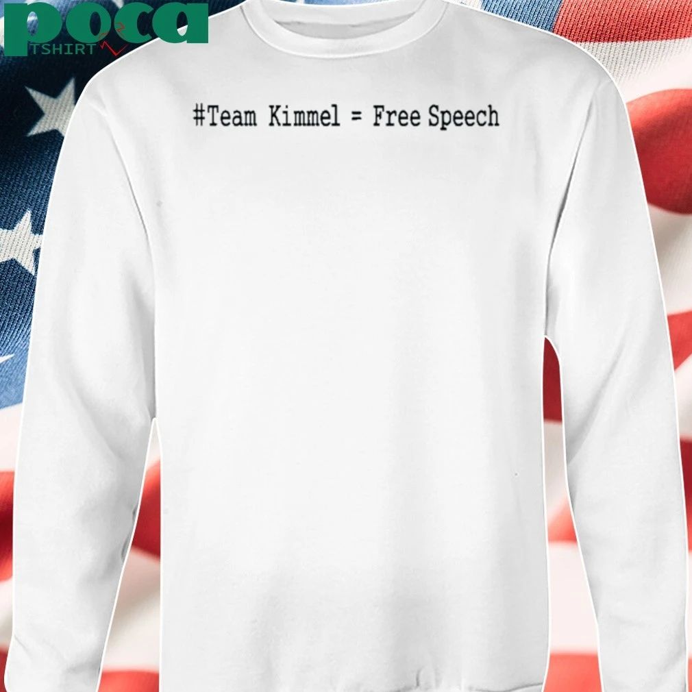 Team Kimmel Free Speech T Shirt 2025 Political Statement T-shirt