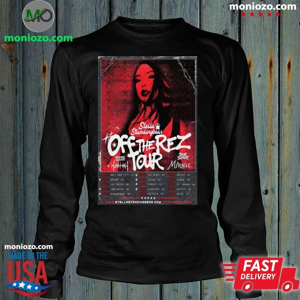 Stella Standingbear Poster Off The Rez Tour March 2026 Shirt