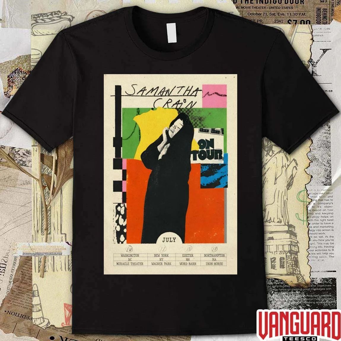 Samantha Crain On Tour 2026 July 16 Washington DC Miracle Theater Poster t-shirt