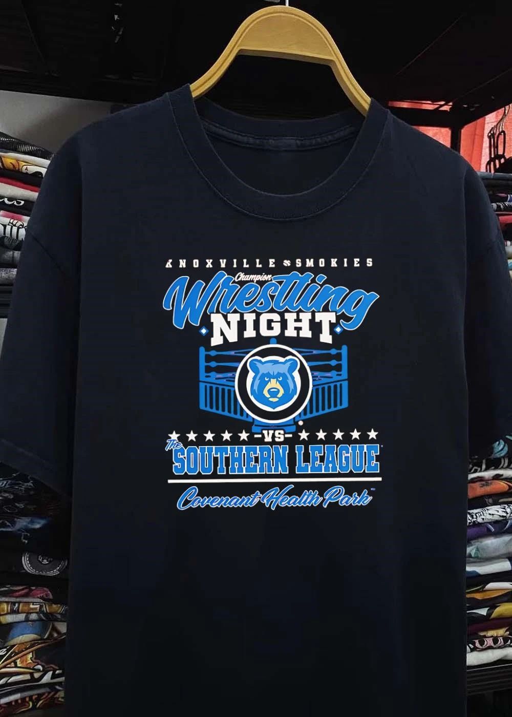 Knoxville Smokies Wrestling Night vs The Southern League Covenant Health Park Shirt