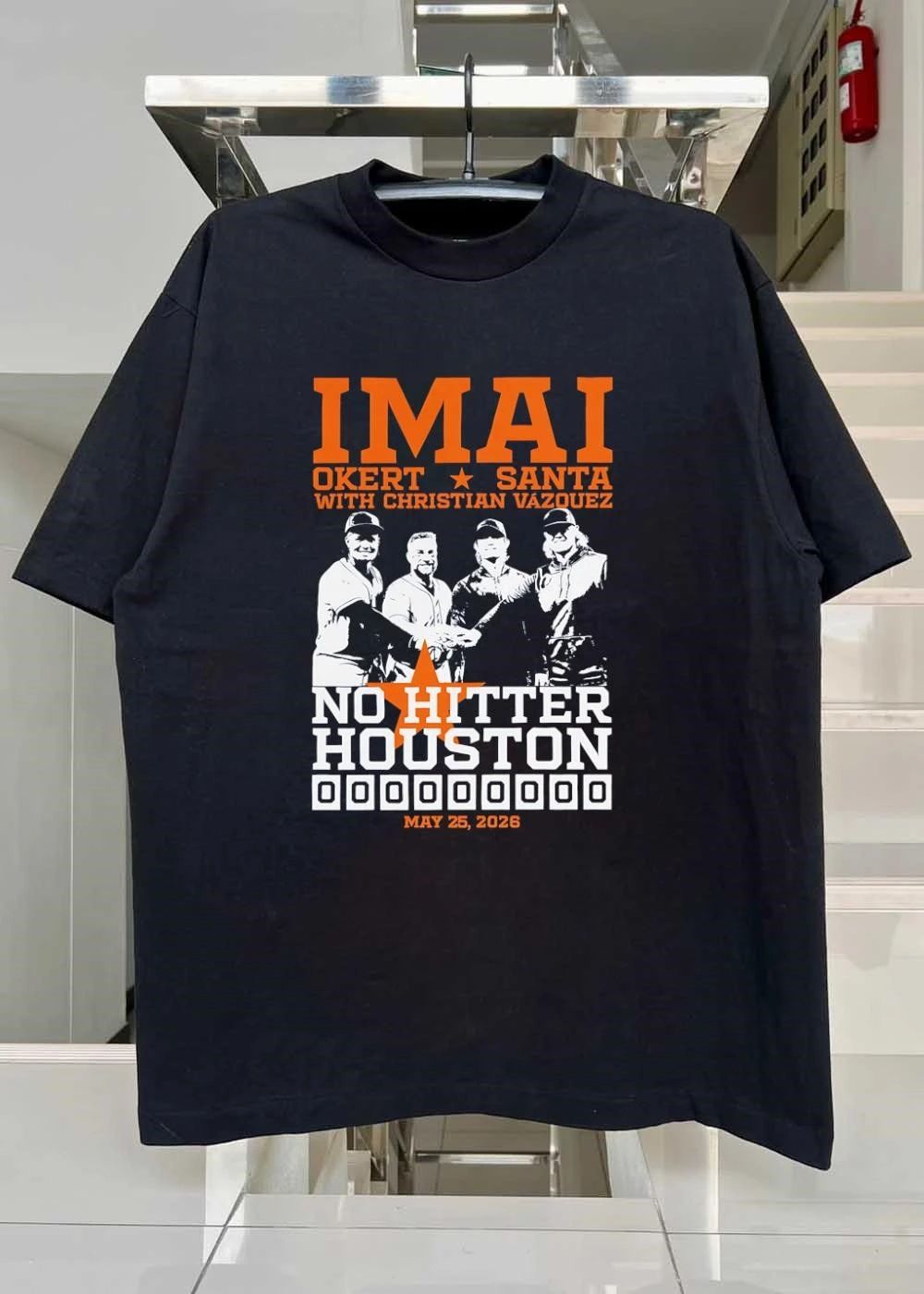 Imai Okert Santa Vazquez Houston No Hitter 2026 Shirt