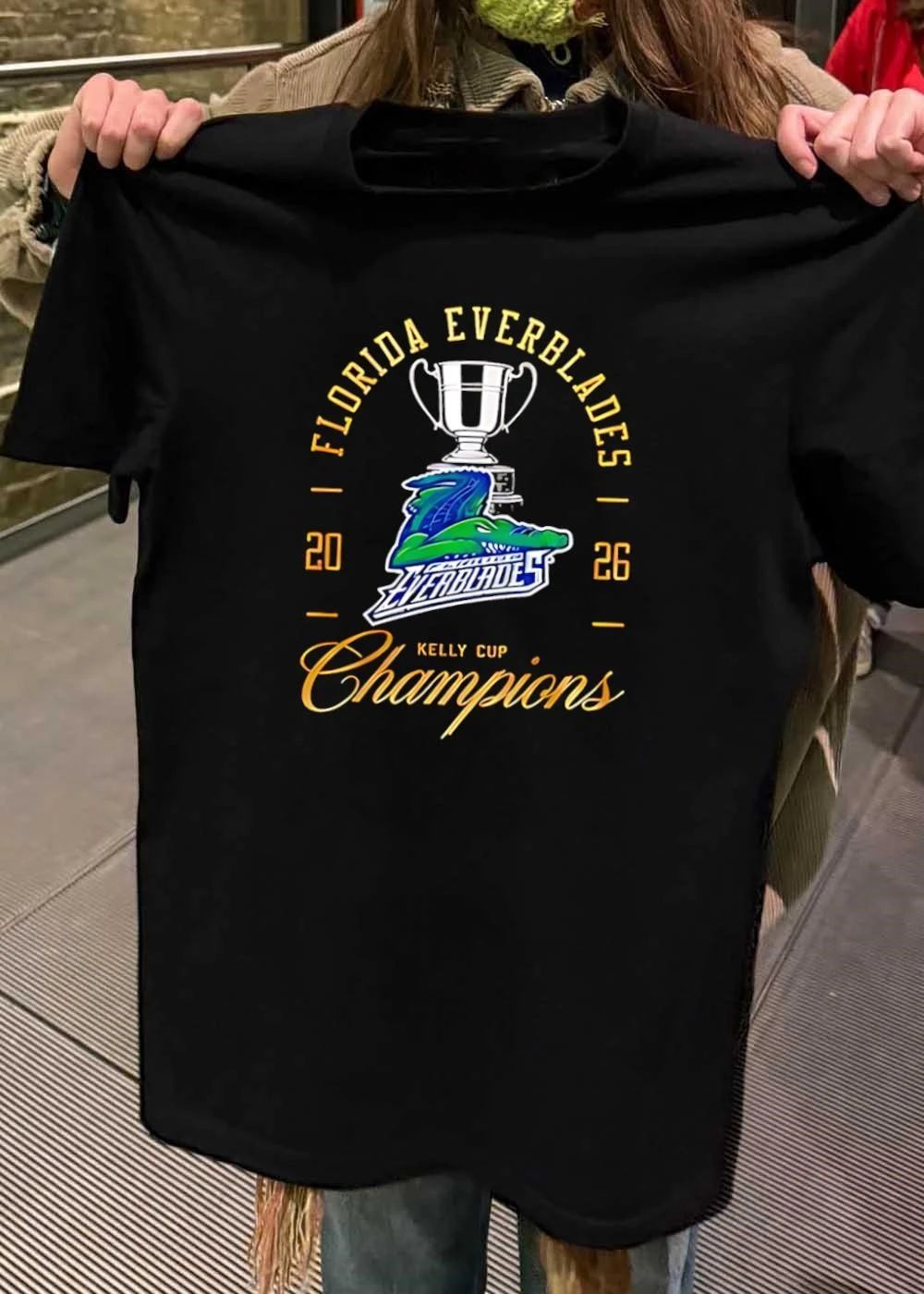 Kelly Cup Champions – Florida Everblades 2026 Celebration T-Shirt