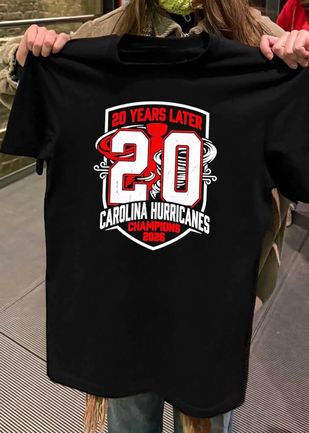 20 Years Later Carolina Hurricanes Champions 2026 shirt