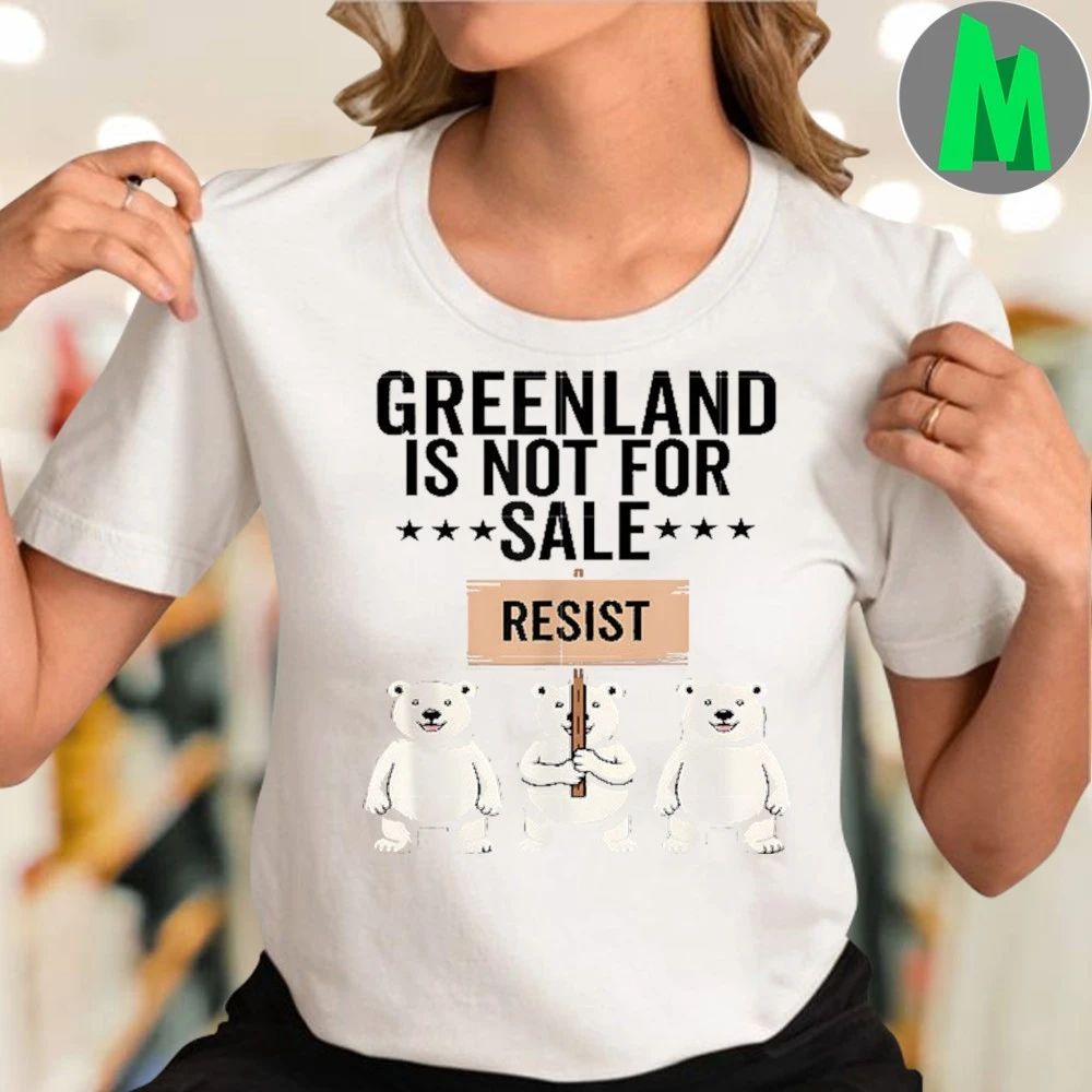 Original Greenland Is Not For Sale Polar Bear Greenland Denmark T-Shirt