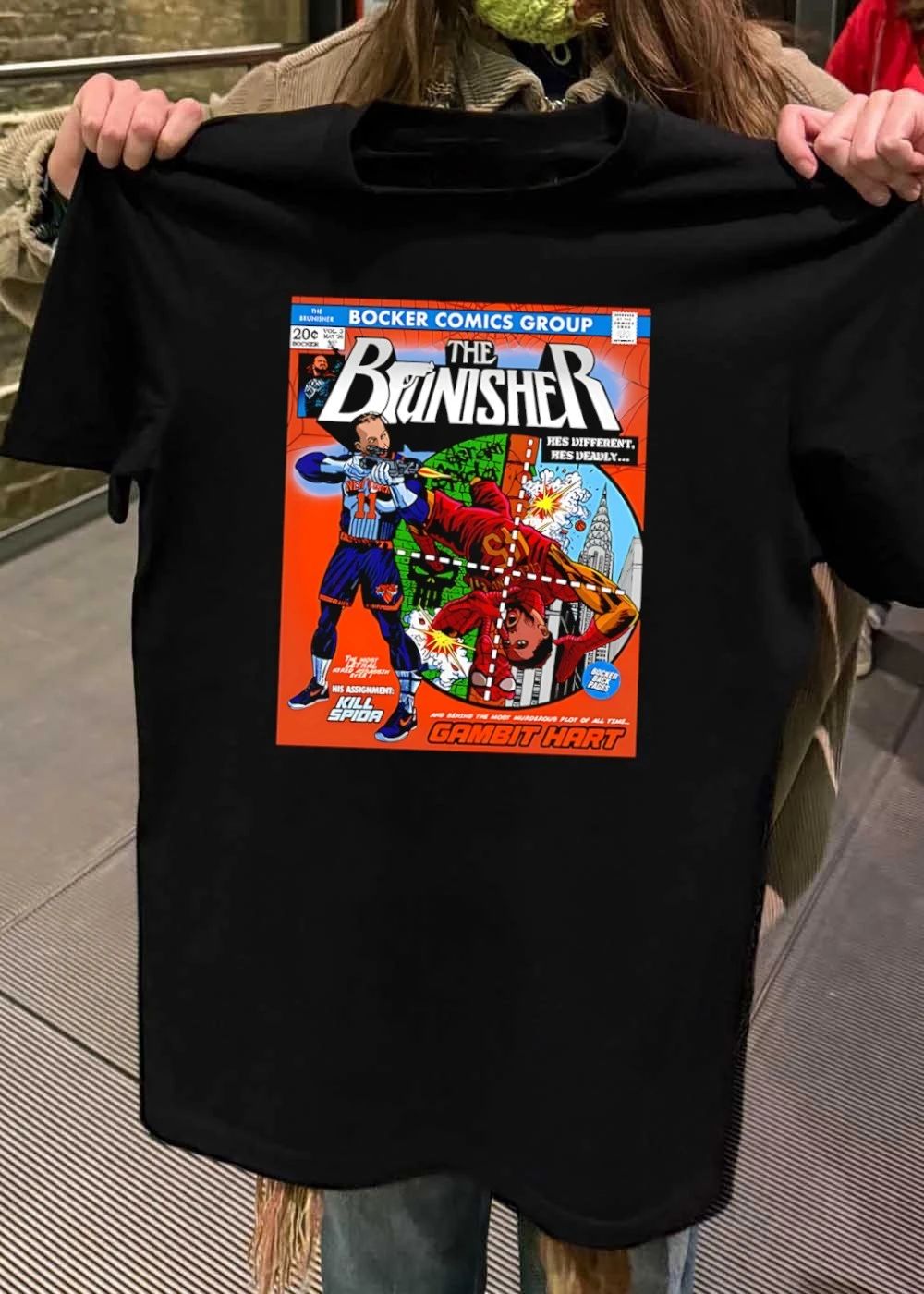 Bocker Comics Group The Brunisher He Is Different Deadly Kill Spida New York T-Shirt