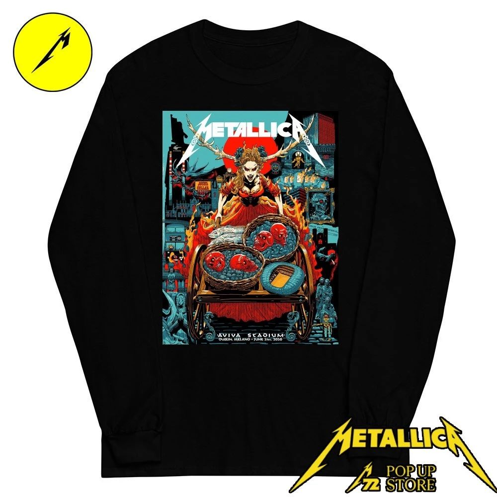 Metallica Dublin Pop-Up Store T-Shirt – Mick Cassidy Artwork Edition