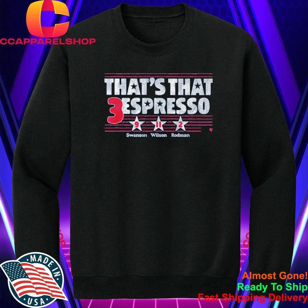 Mallory Swanson, Trinity Rodman, & Sophia Wilson That’s That 3 Espresso Shirt