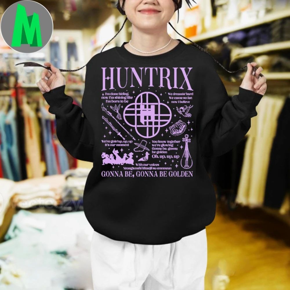 Huntrix girl band quotes shirt