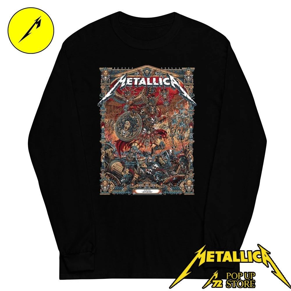 Metallica Limited edition poster at Athens pop-up shop Shirt