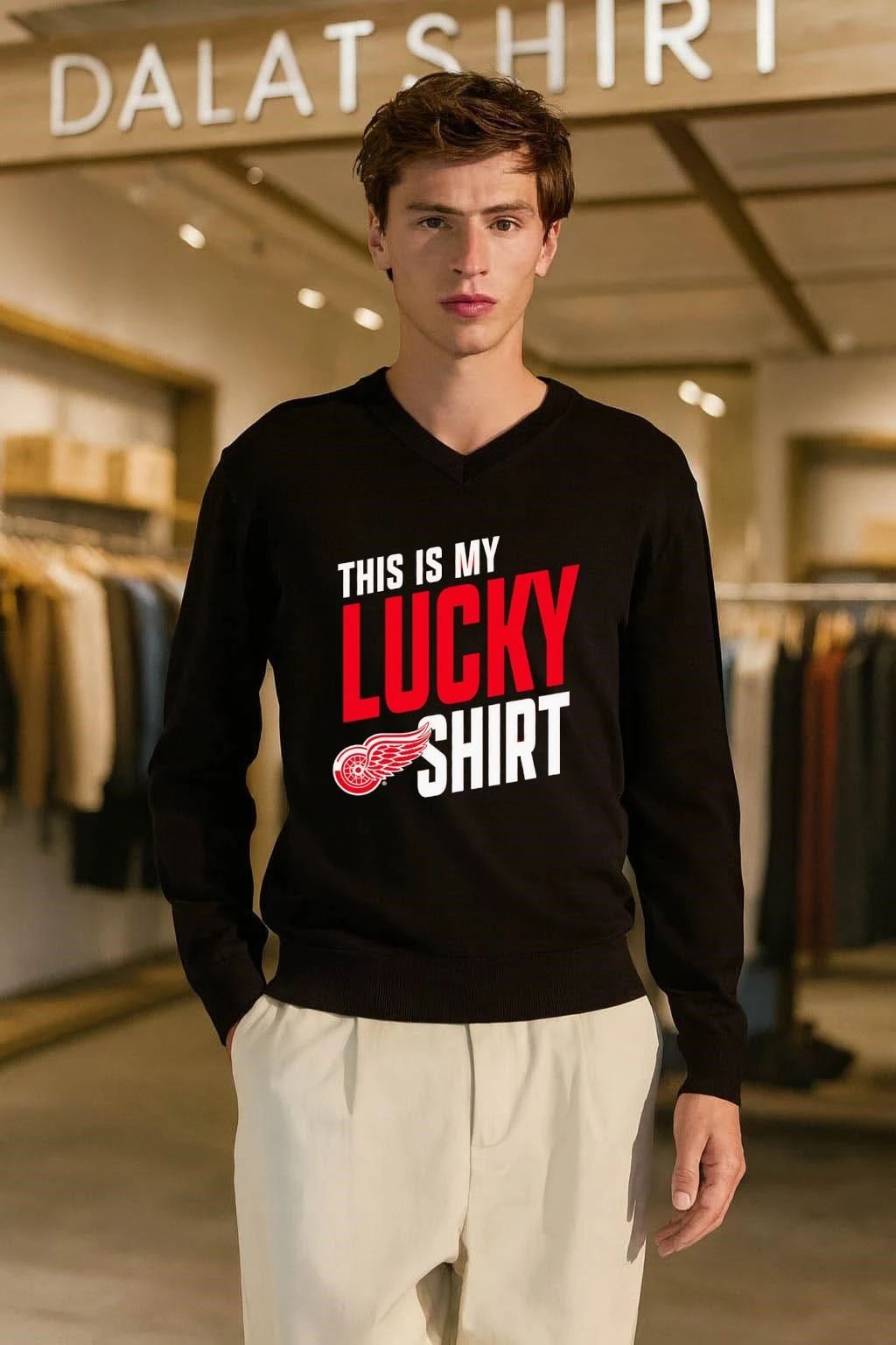 Detroit Red Wings This Is My Lucky hockey 2026 shirt