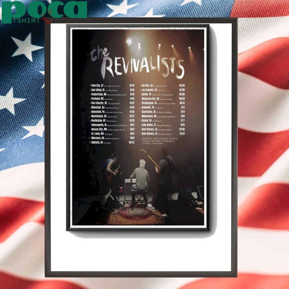 Tour 2025 The Revivalists Poster shirt