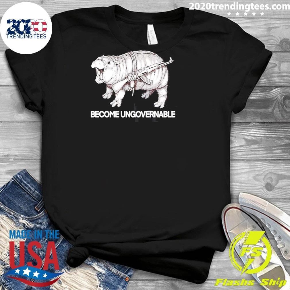 Moo Deng Become Ungovernable Pygmy Hippo Shirt