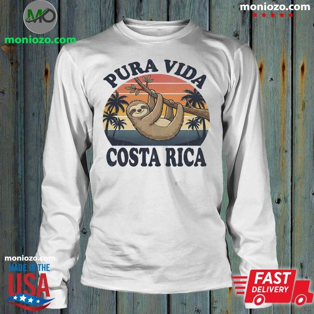 Original Pura Vida Costa Rica Sloth Shirt