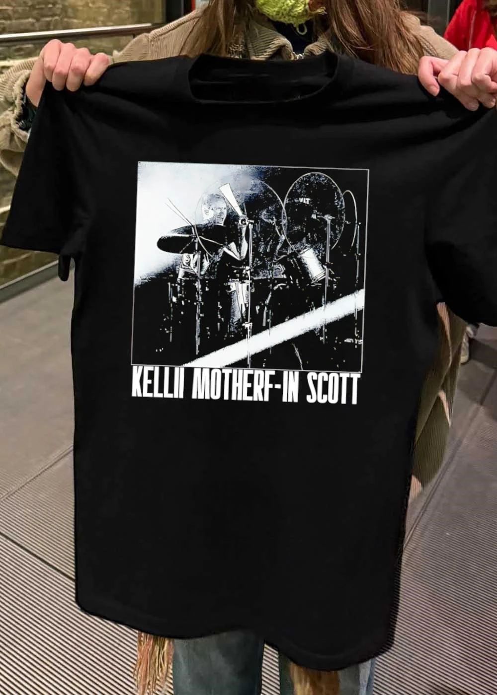 Kellii Motherf-In Scott Drummer Live Performance Graphic T-Shirt