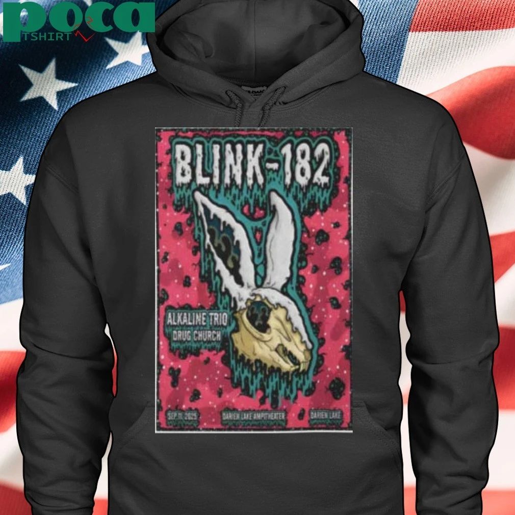 Blink-182 Fall Tour 2025 Darien Center NY Poster T-shirt