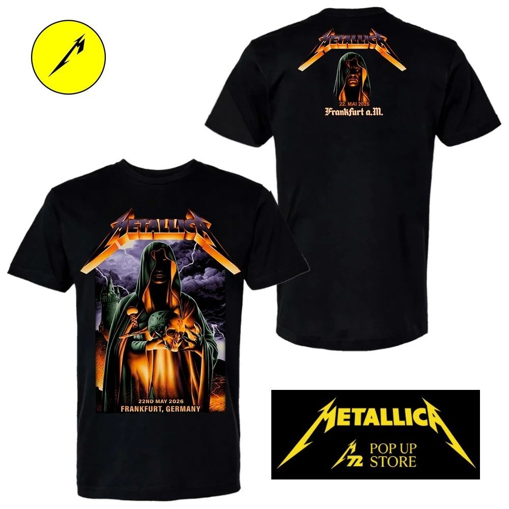 Metallica M72 Frankfurt Pop-Up Shop Shirt – Frankfurt, DE – Germany May 22