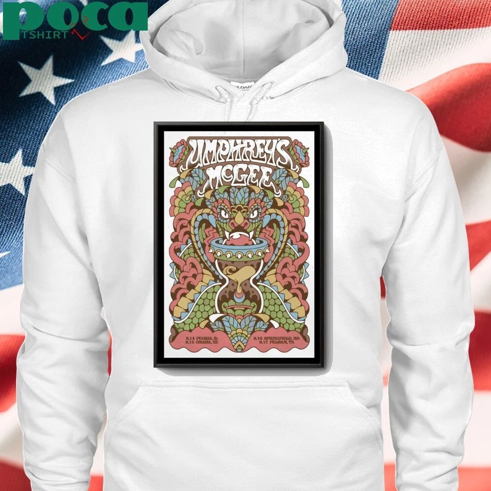 Umphrey’s McGee Aug 14 2025 CEFCU Stage at the Landing Peoria, IL Tour Poster shirt