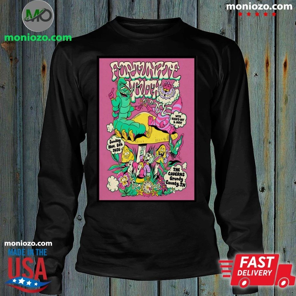 Original Fortunate Youth At The Caverns On Nov 8 2026 Poster Shirt
