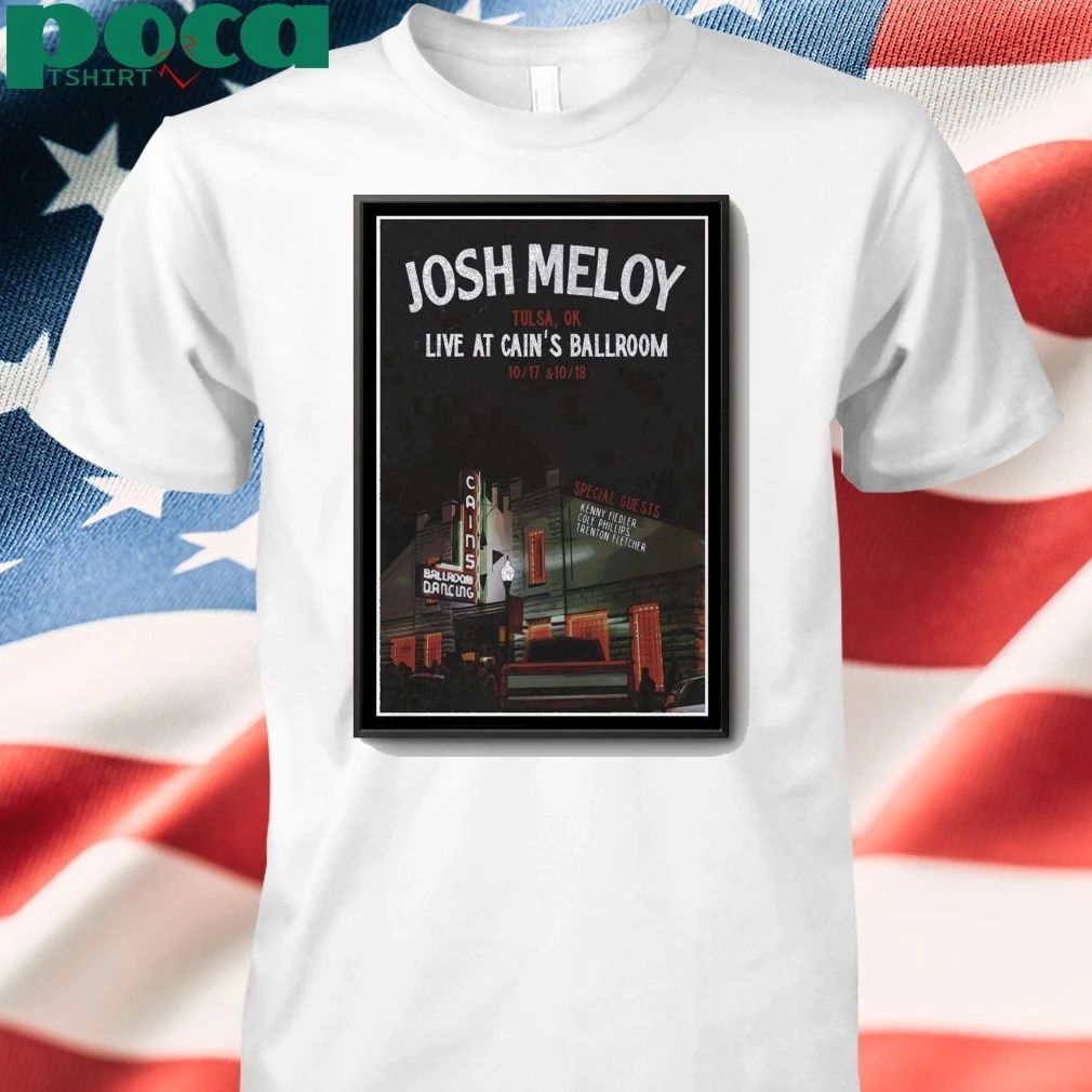Josh Meloy Tulsa, Oklahoma Oct 17-18 2025 Poster shirt