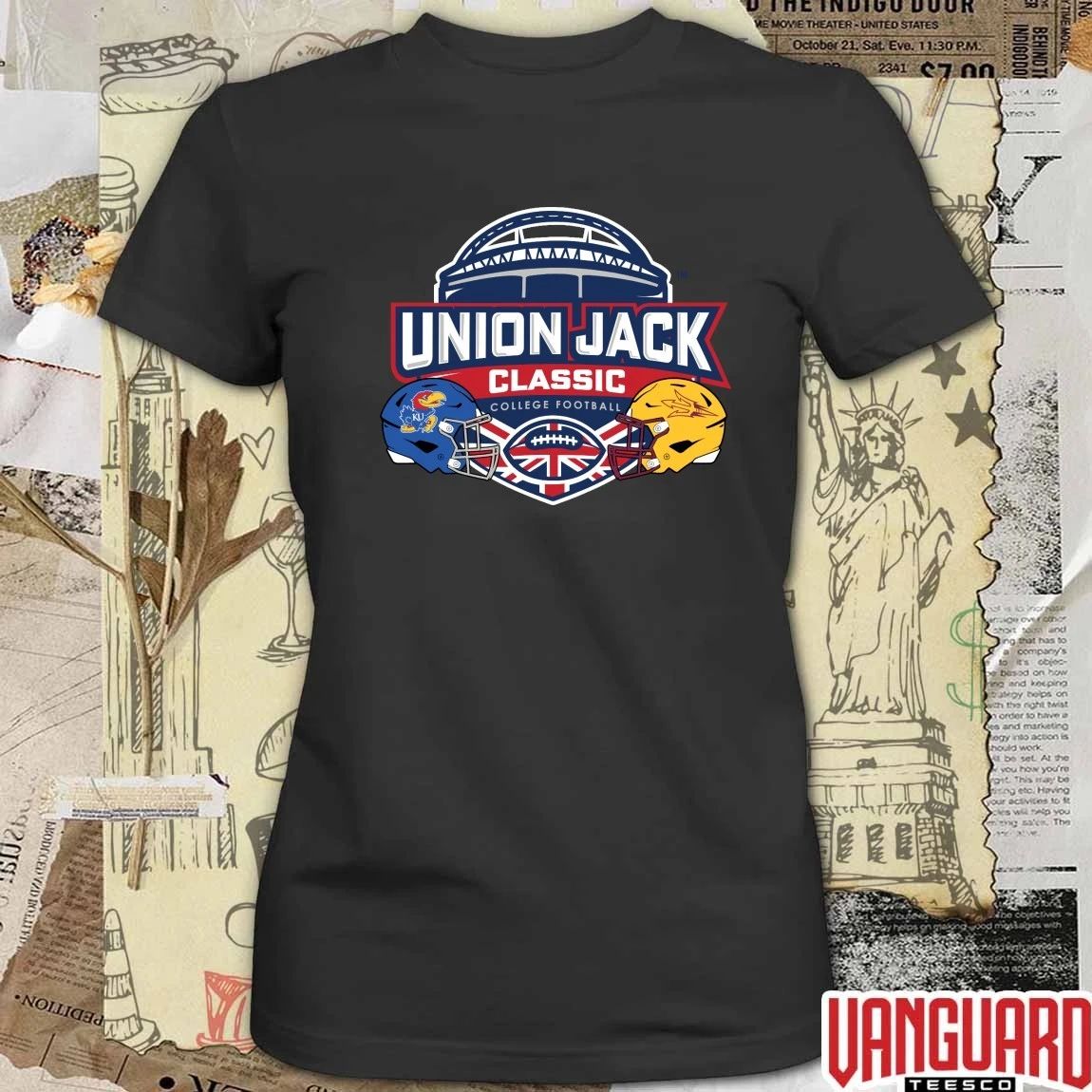 Union Jack Classic Arizona State Sun Devils vs. Kansas Jayhawks September 19, 2026 London, UK t-shirt