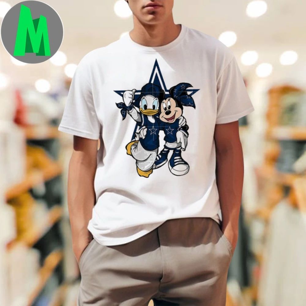 Daisy Minnie Dallas Cowboys Logo 2025 Shirt