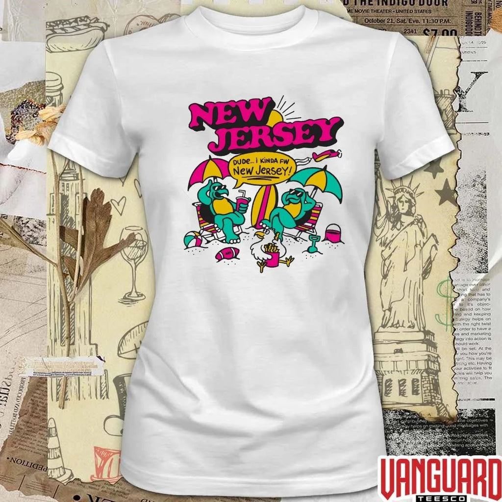 New Jersey Dude I Kinda FW New Jersey t-shirt