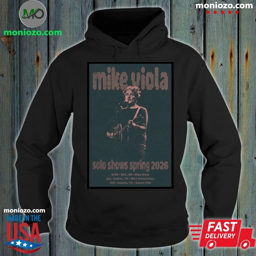Mike Viola Spring 2026 Solo Tour Poster Shirt