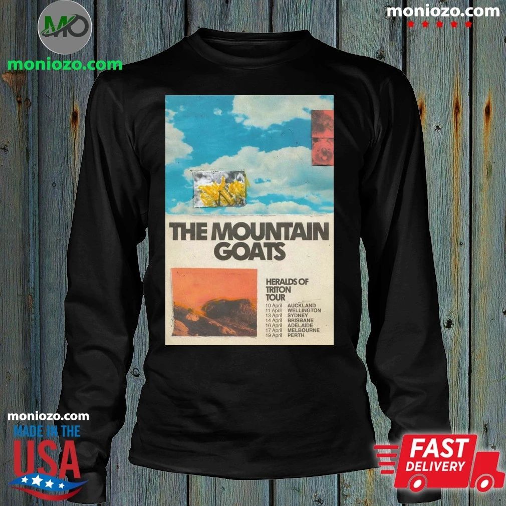 Original The Mountain Goats Heralds Of Triton Tour 26 Poster Shirt