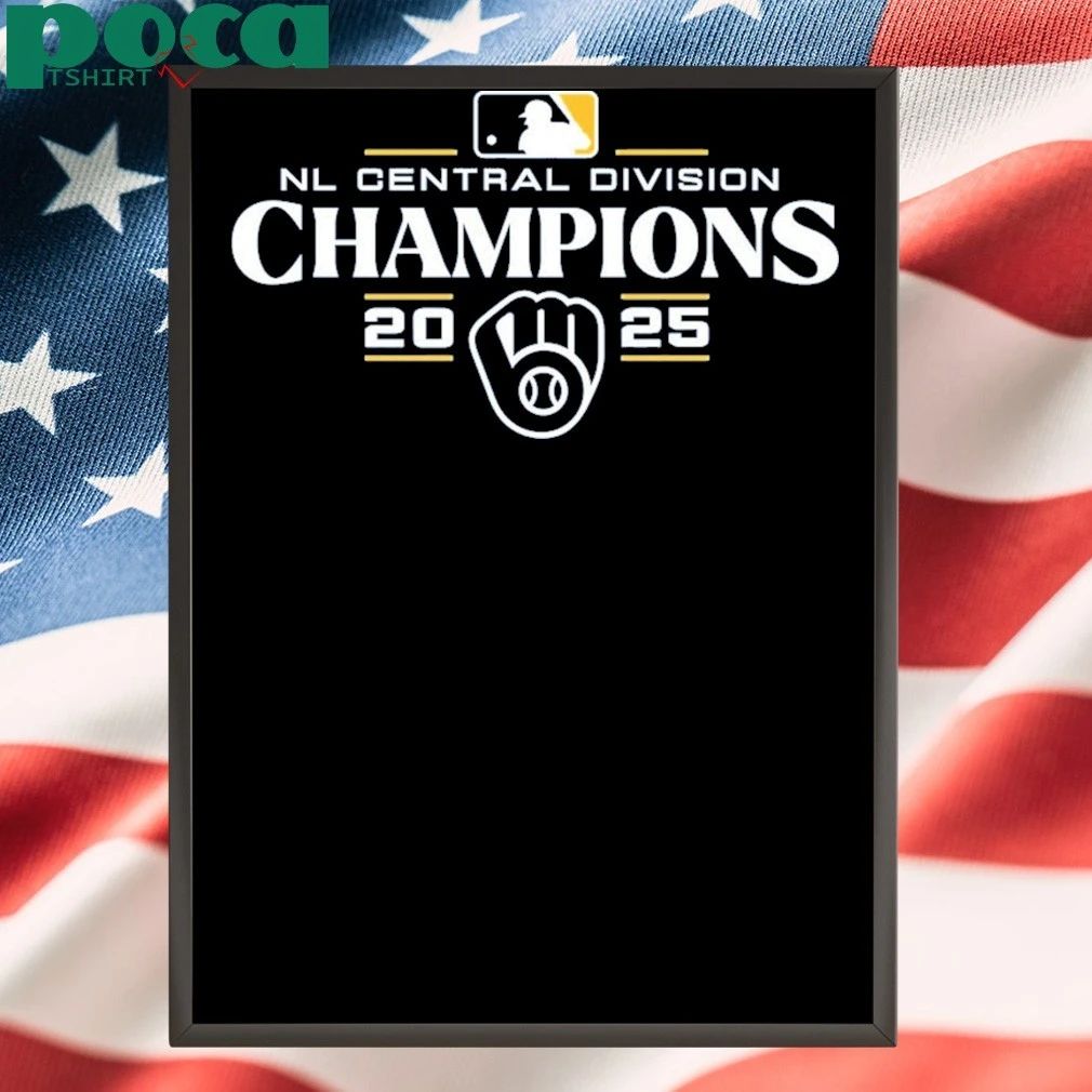 Milwaukee Brewers NL Central division champions 2025 T-Shirt