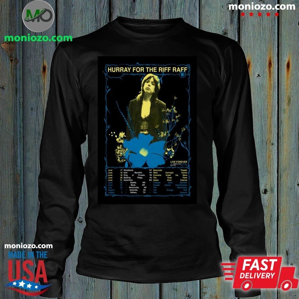 Original Hurray For The Riff Raff Summer 2026 Tour Poster T-Shirt