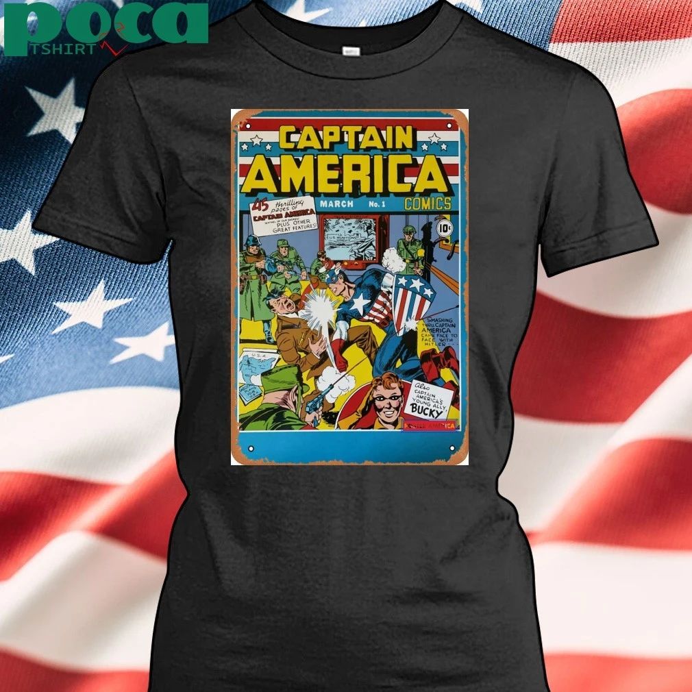 Captain America Punching Hitler Shirt