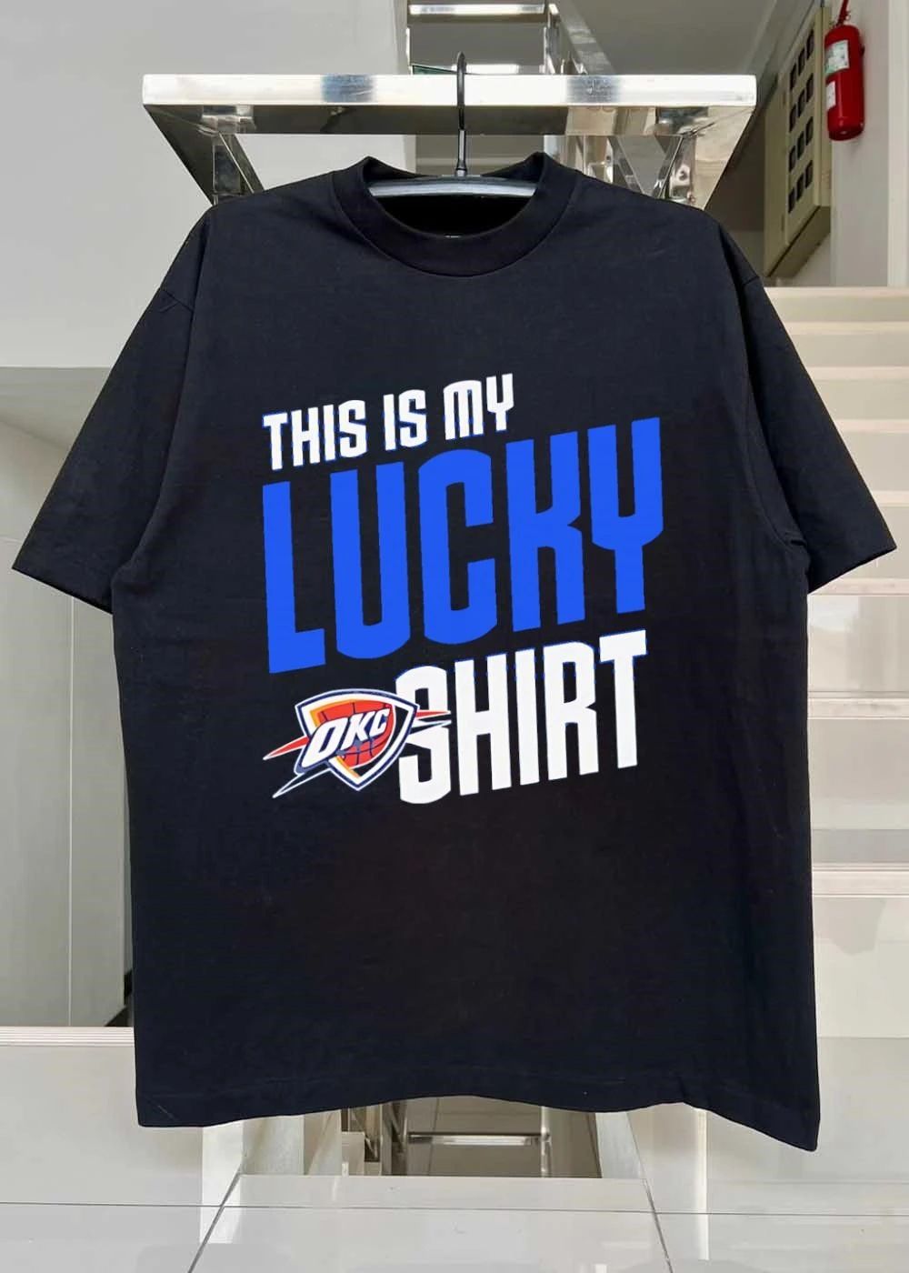 Lucky Fan Apparel This Is My Lucky OKC Thunder T-Shirt