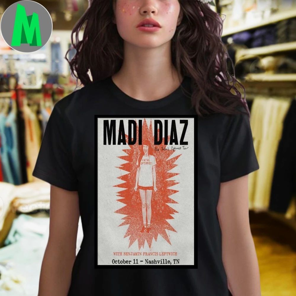 Madi Diaz Oct 11, 2025 The Basement East. Nashville, TN Poster Shirt