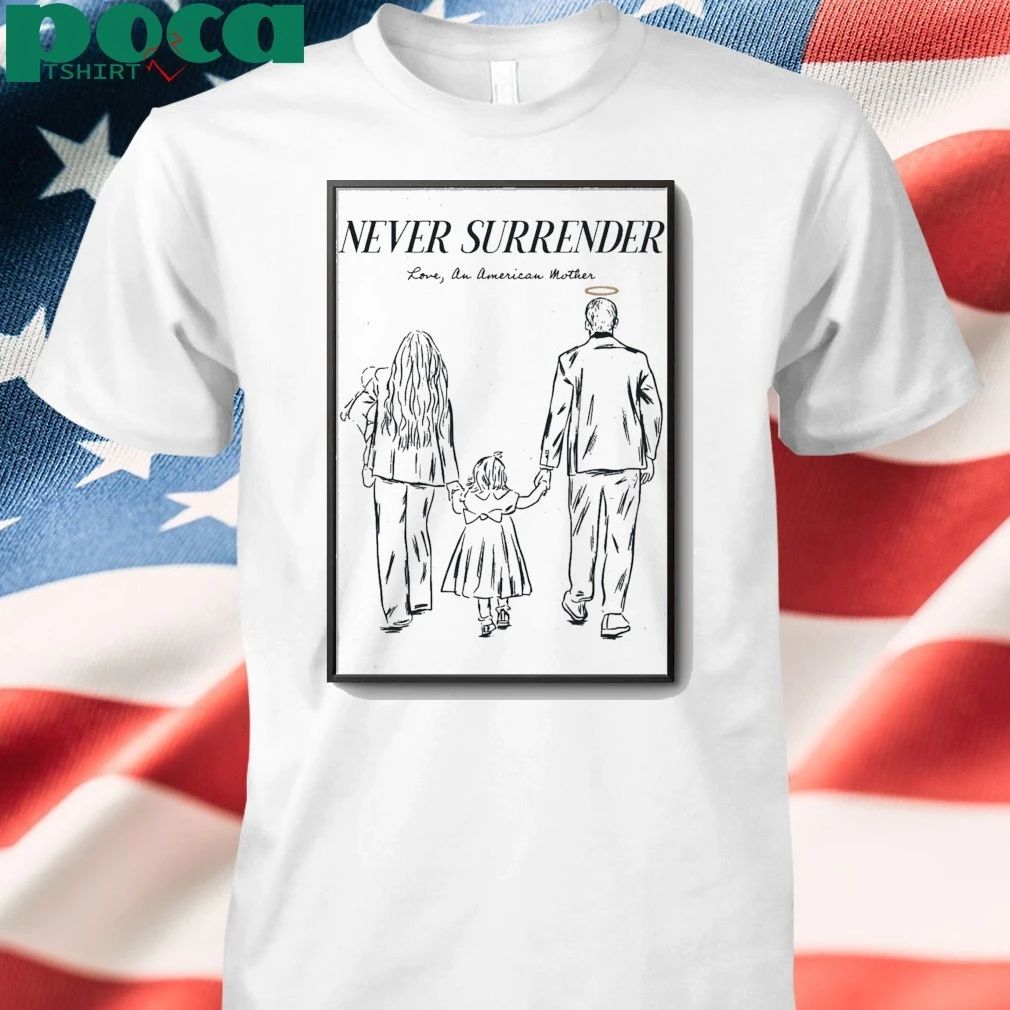 Charlie Kirk Never Surrender Poster shirt