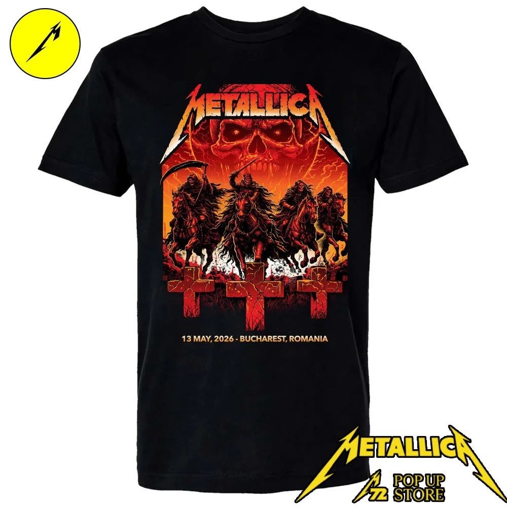 Metallica M72 Bucharest Romania Pop-Up Shop Shirt