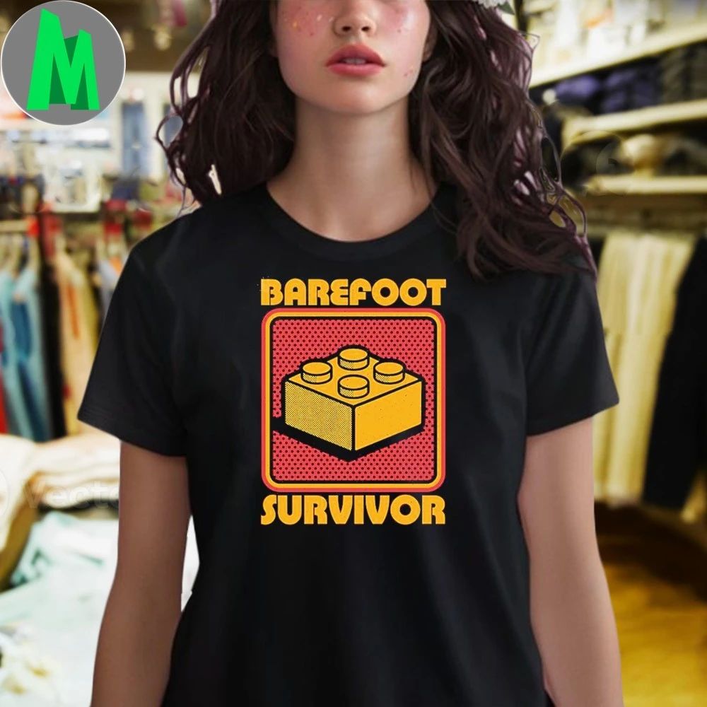 Foot Brick Barefoot Survivor Shirt
