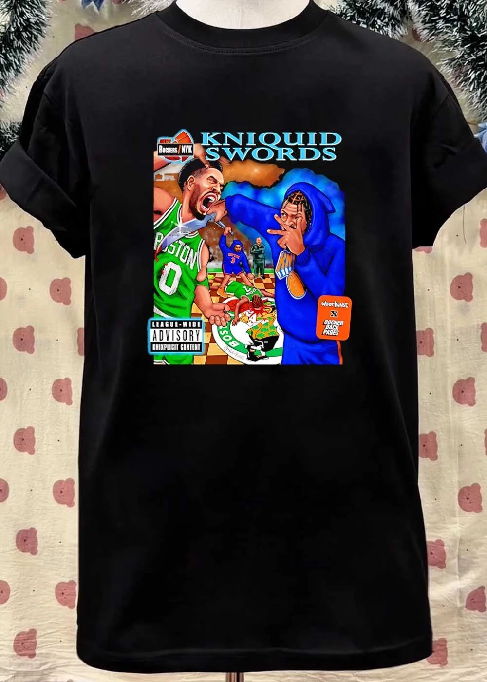Kniquid Swords League Wide Advisory Knicks T-Shirt