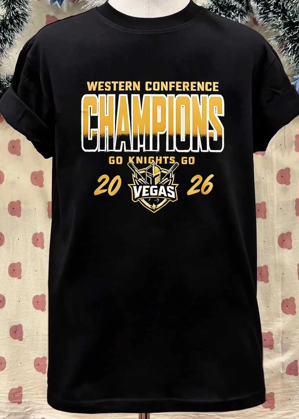Vegas Golden Knights 2026 Western Conference Champions Hockey Logo shirt