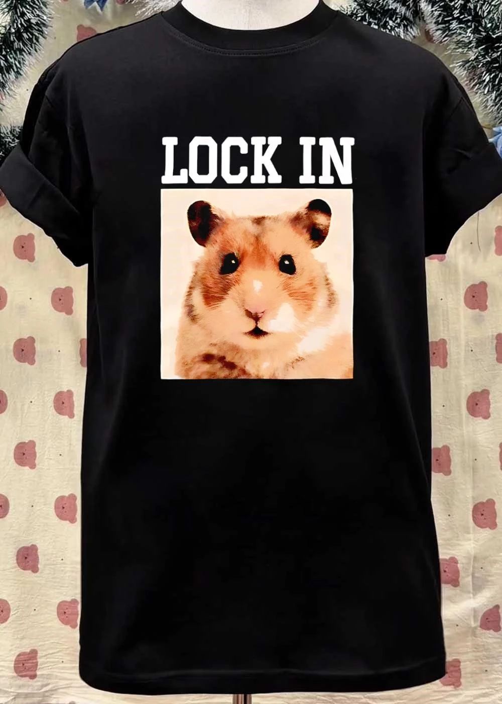 Lock In Hamster Graphic Shirt