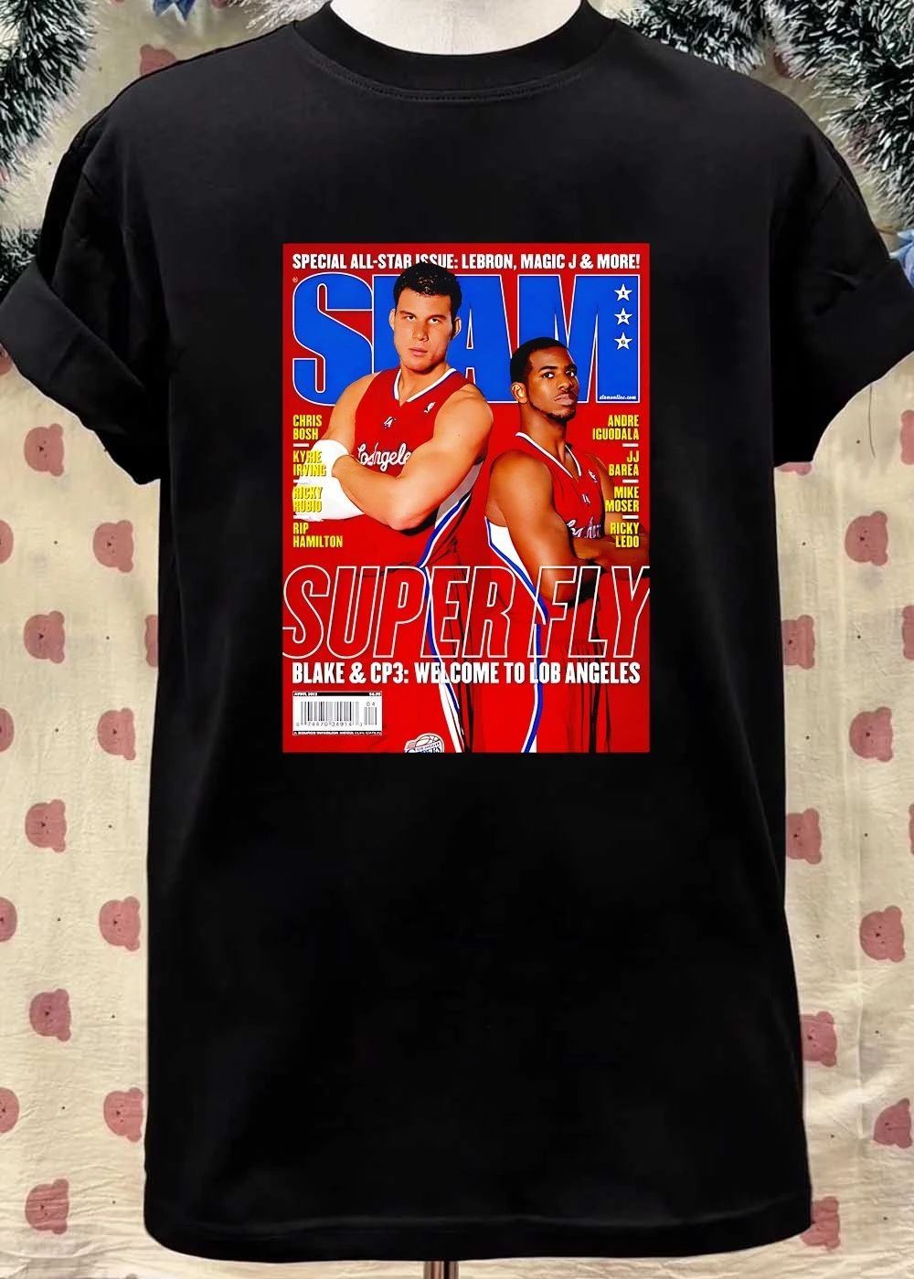 Chris Paul CP3 Blake Griffin Los Angeles Clippers LA Lob City NBA SLAM shirt