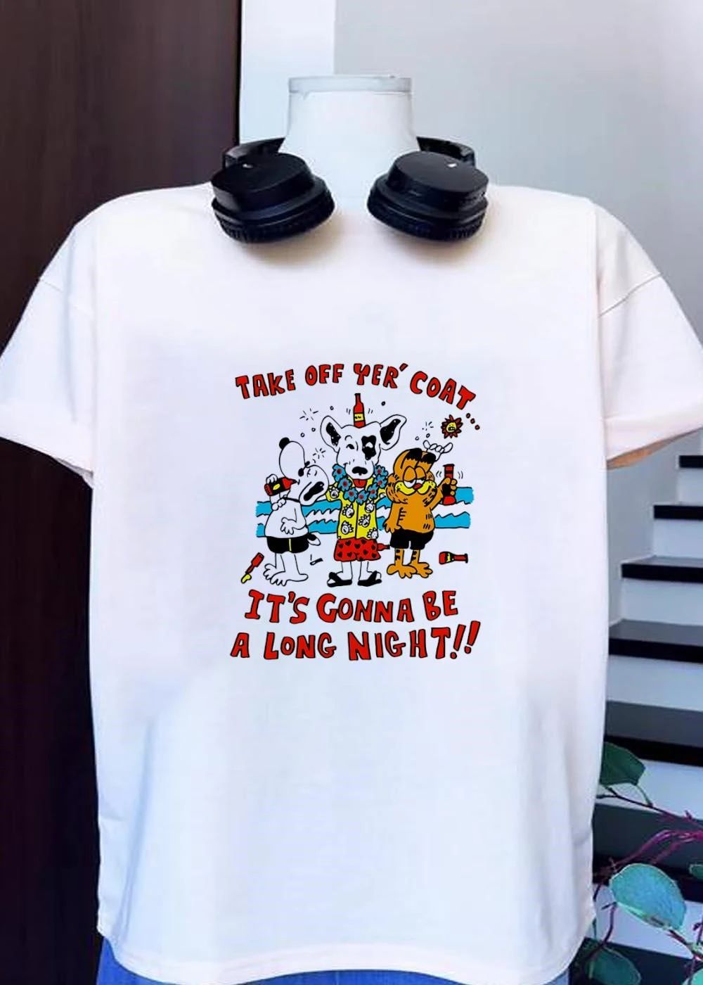 Take off yer coat it’s gonna be a long night shirt