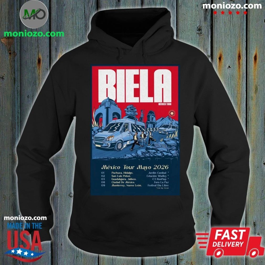 Biela Tour Mexico Mayo 2026 Poster Shirt