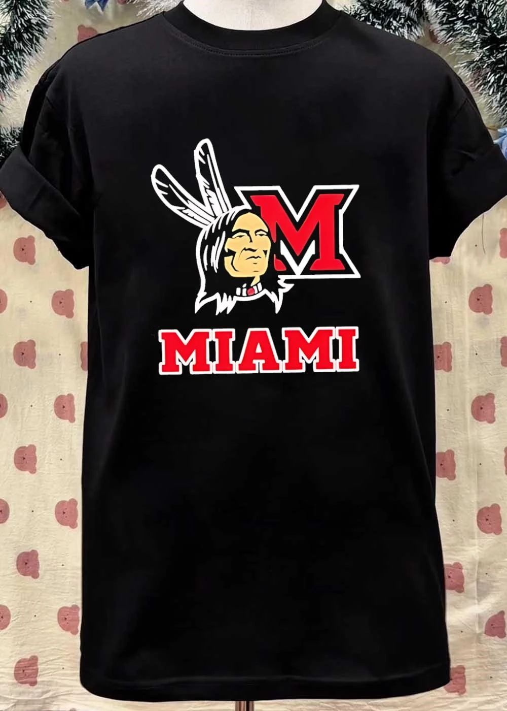 Miami University Redskins logo shirt