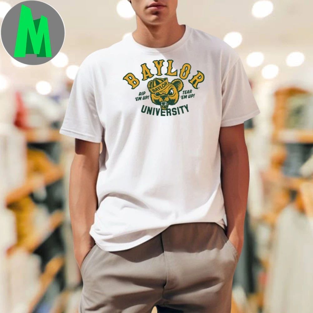 Baylor Sailor Hat Bear Rip ‘Em Up Shirt