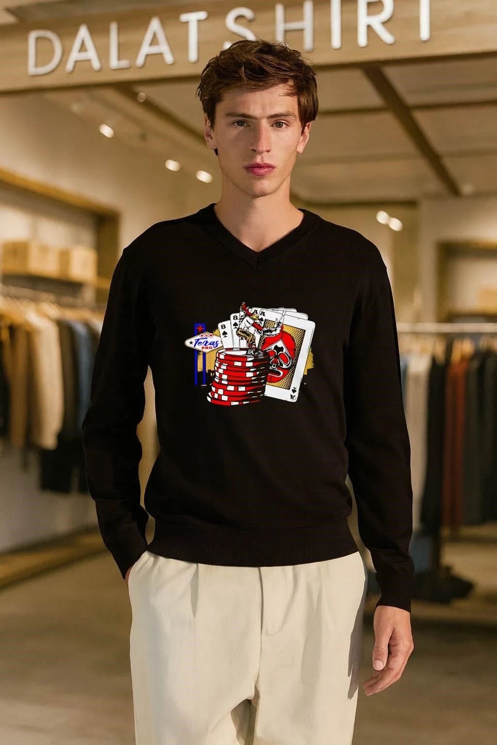 Texas Pro Wrestling Poker Card shirt