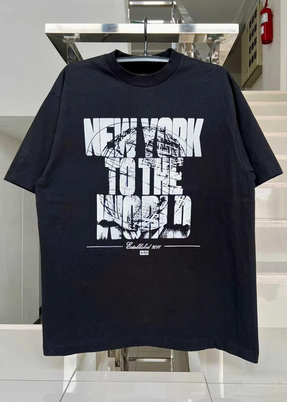 Established 2011 KITH New York to the World Graphic shirt