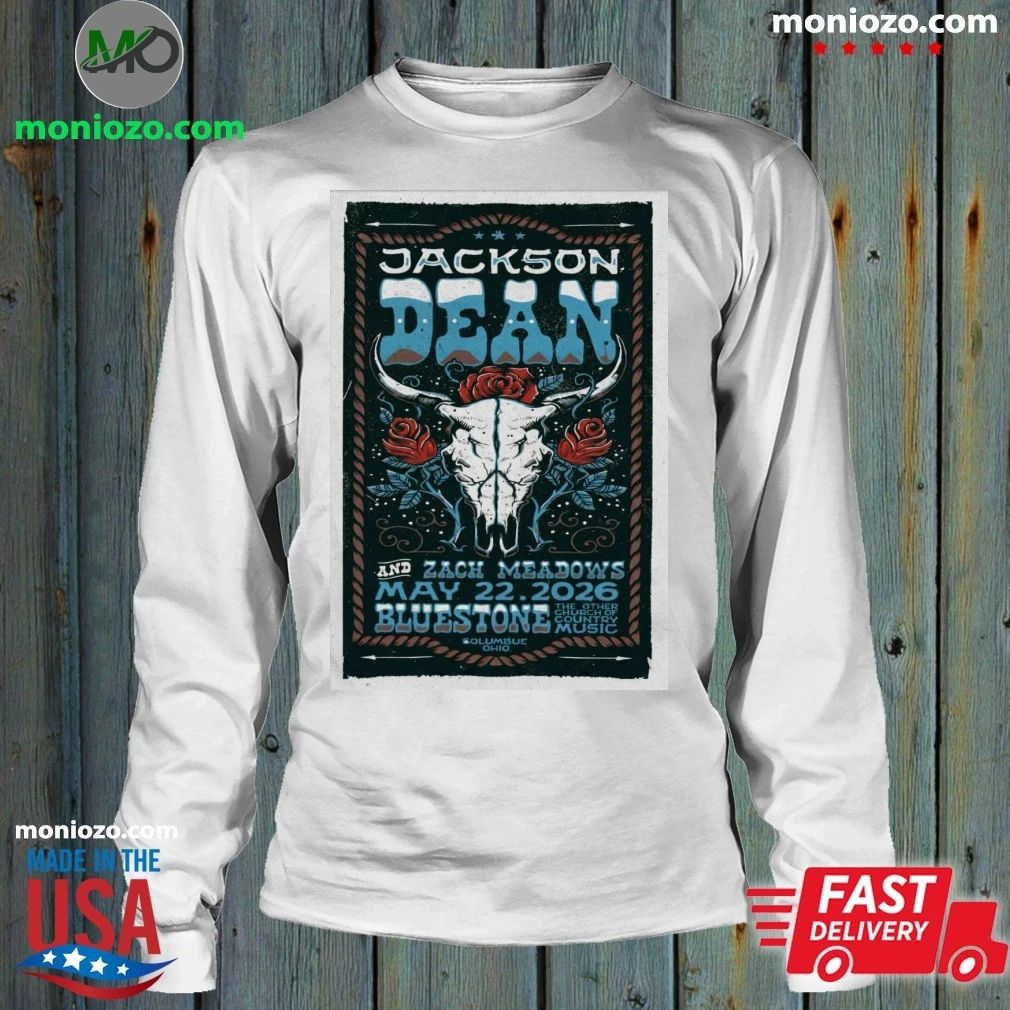 Jackson Dean concert Columbus, Bluestone, May 22, 2026 Poster Shirt